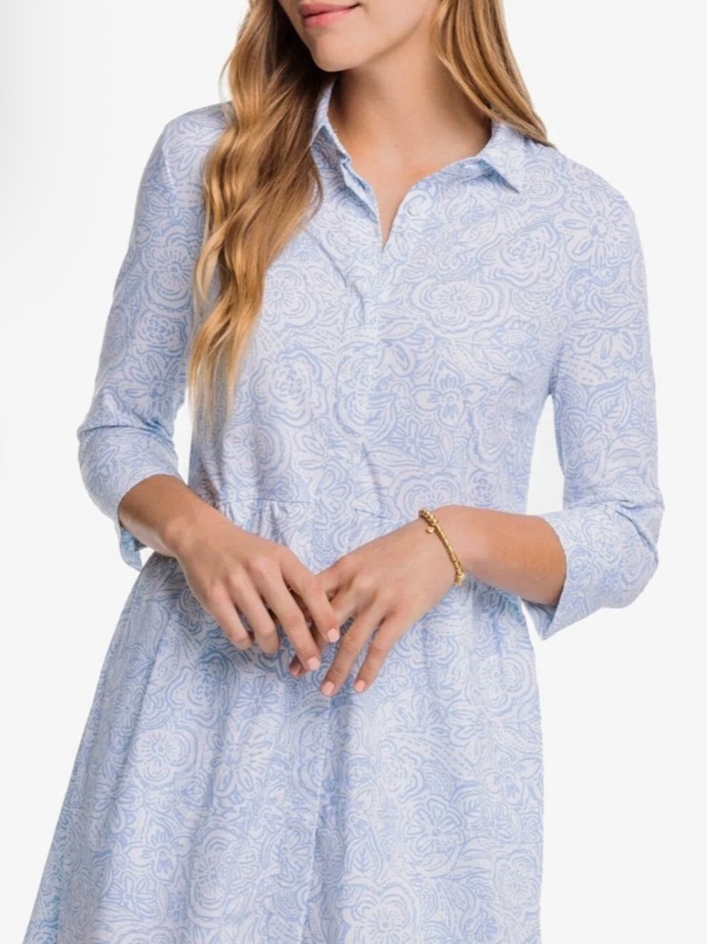 Southern Tide Cara Brrr Forever Forever Floral Dress Women’s Size Large - Picture 2 of 12